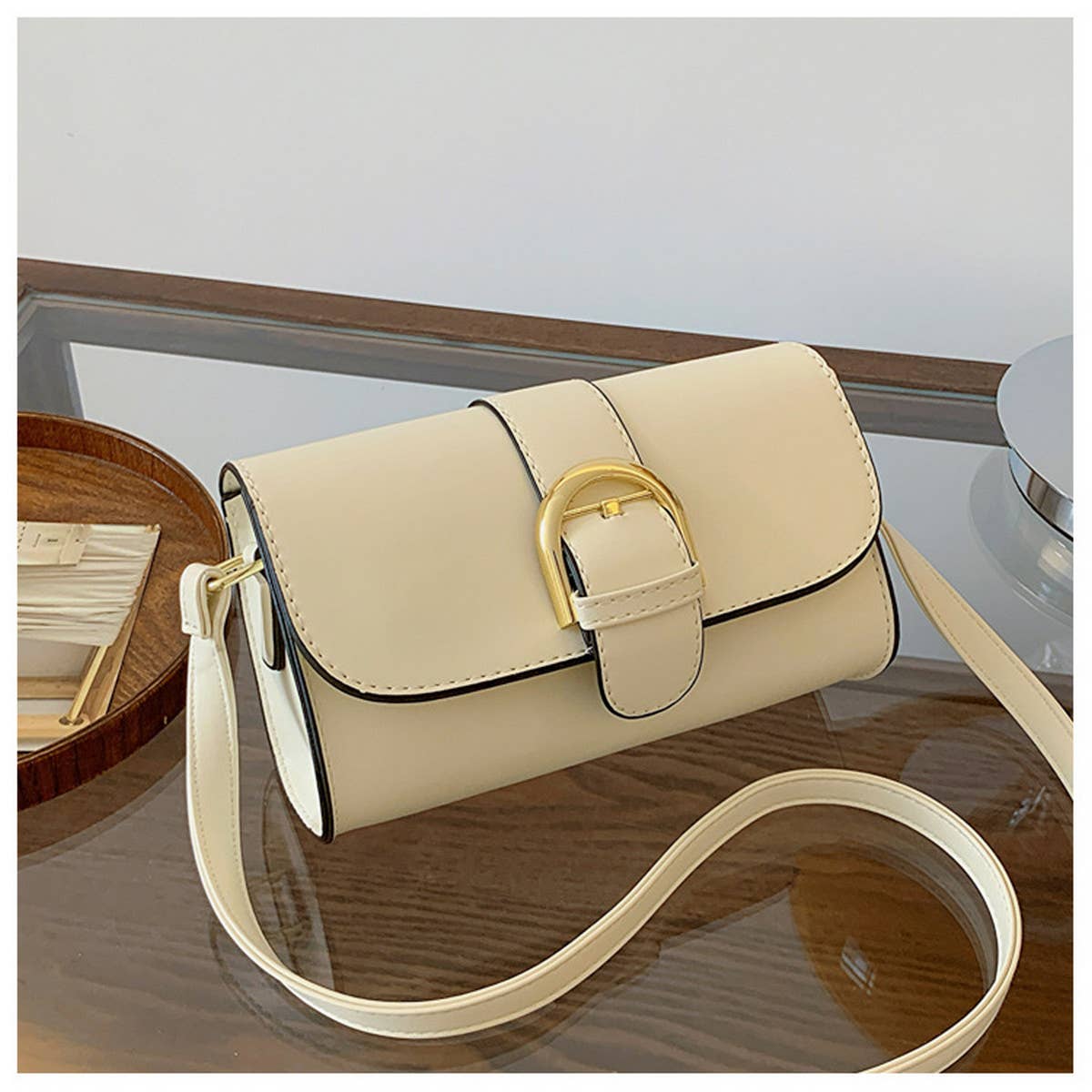 2024 NEW BUCKLE SHOULDER MESSENGER BAG_CWAB2760