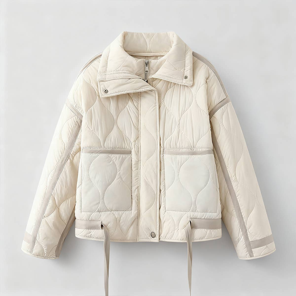 Street fashion casual jacket, cotton-padded coat