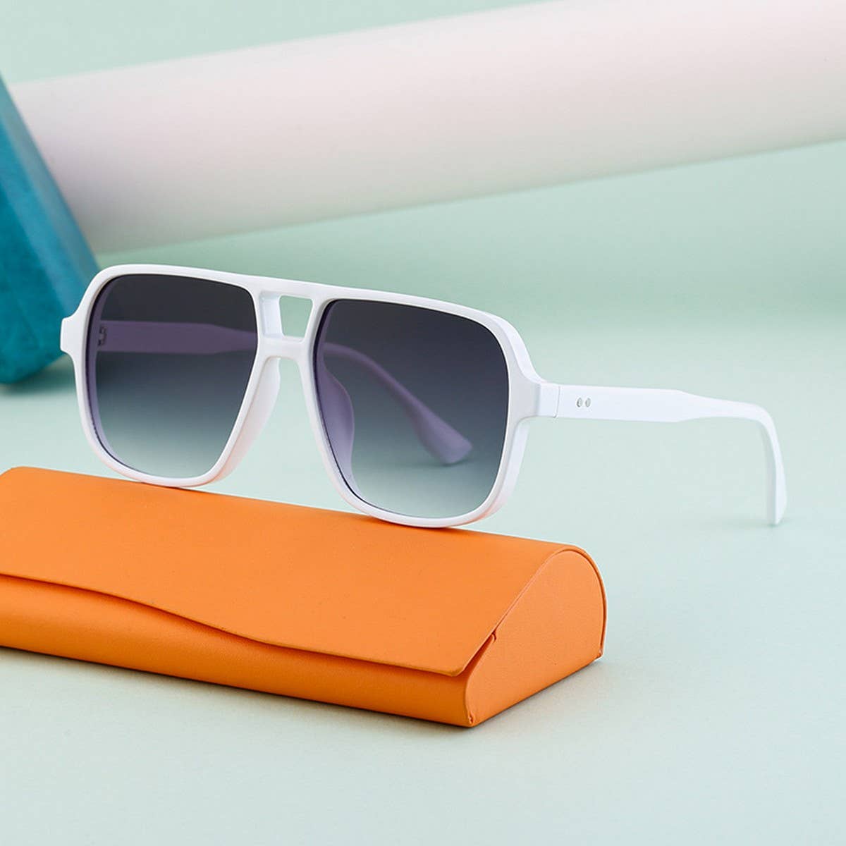 DOUBLE BRIDGE LARGE FRAME DRIVING SUNGLASSES