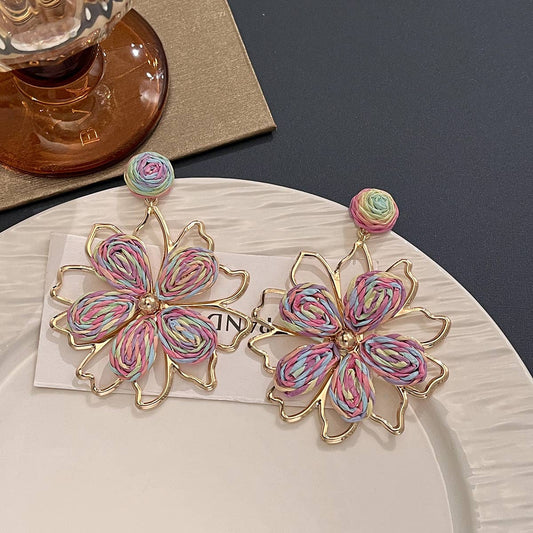 Dopamine vacation-style sweet earrings