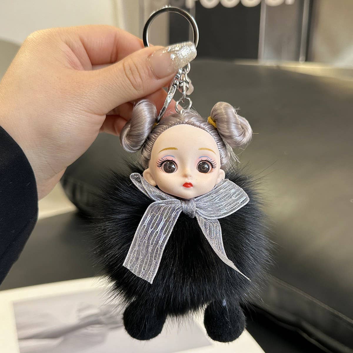 CUTE PRINCESS DOLL CAR KEYCHAIN BAG PENDANT