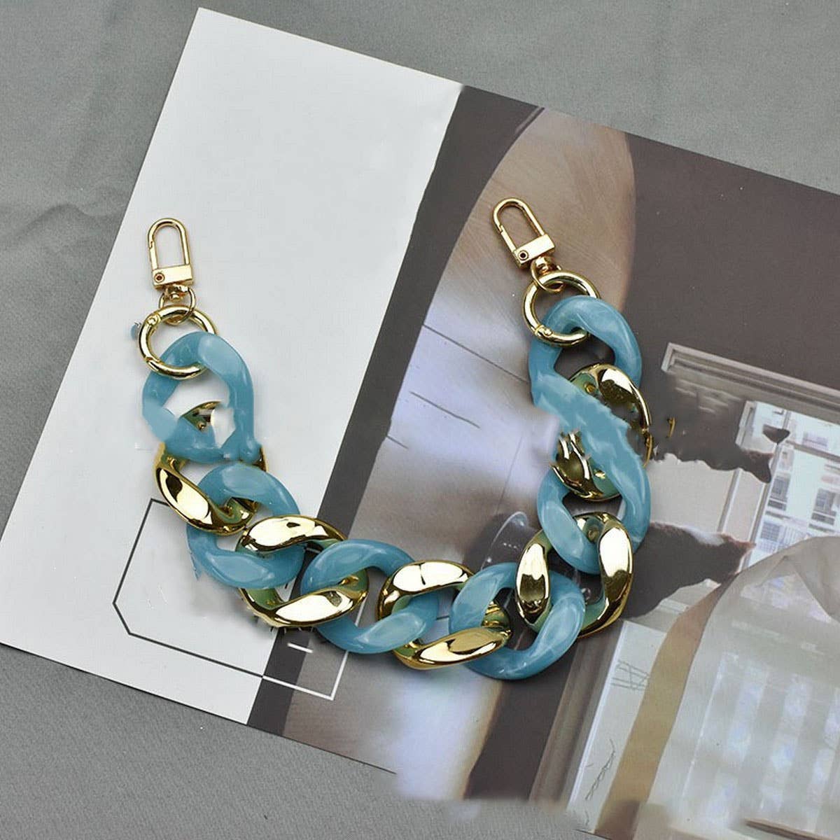 12" Acrylic Chain Strap for Bags & Phone Cases_CWMM5066