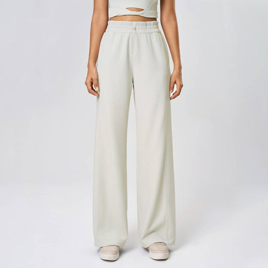 Loose Drawstring Yoga Pants High Waist Wide Leg