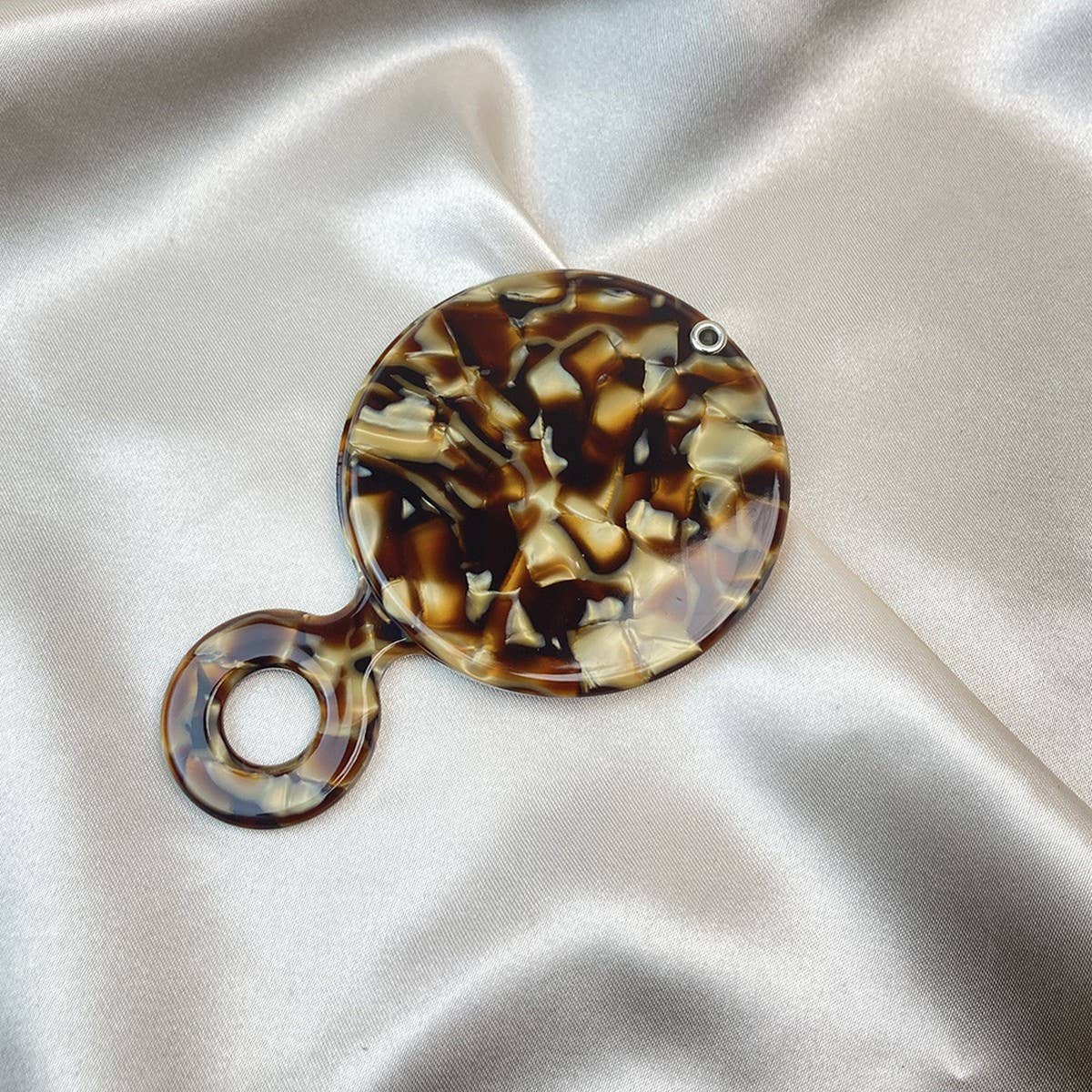 Portable Compact Round Mirror for Purse Travel_CWMM6370