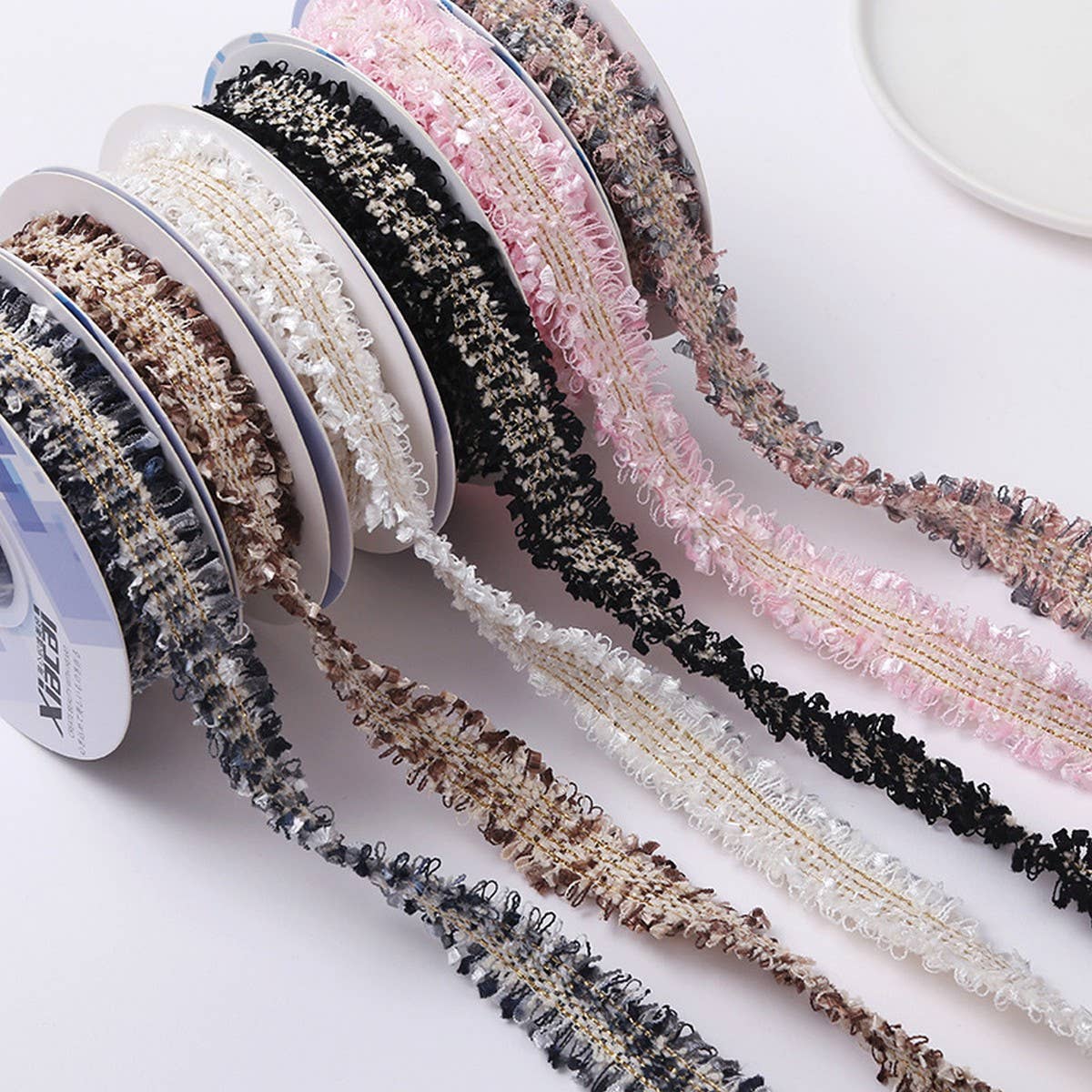 RIBBON TWEED BOUQUET FLOWER WRAP DIY RIBBON