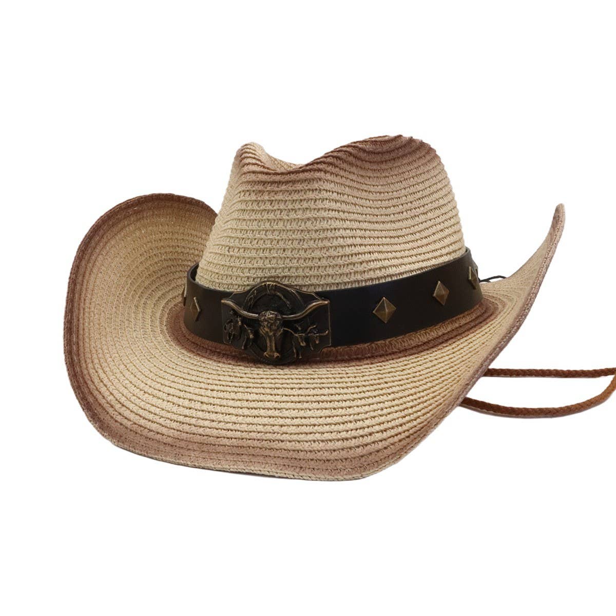 Spray-Painted Western Cowboy Sun Hat for Men&Women_CWAH04492