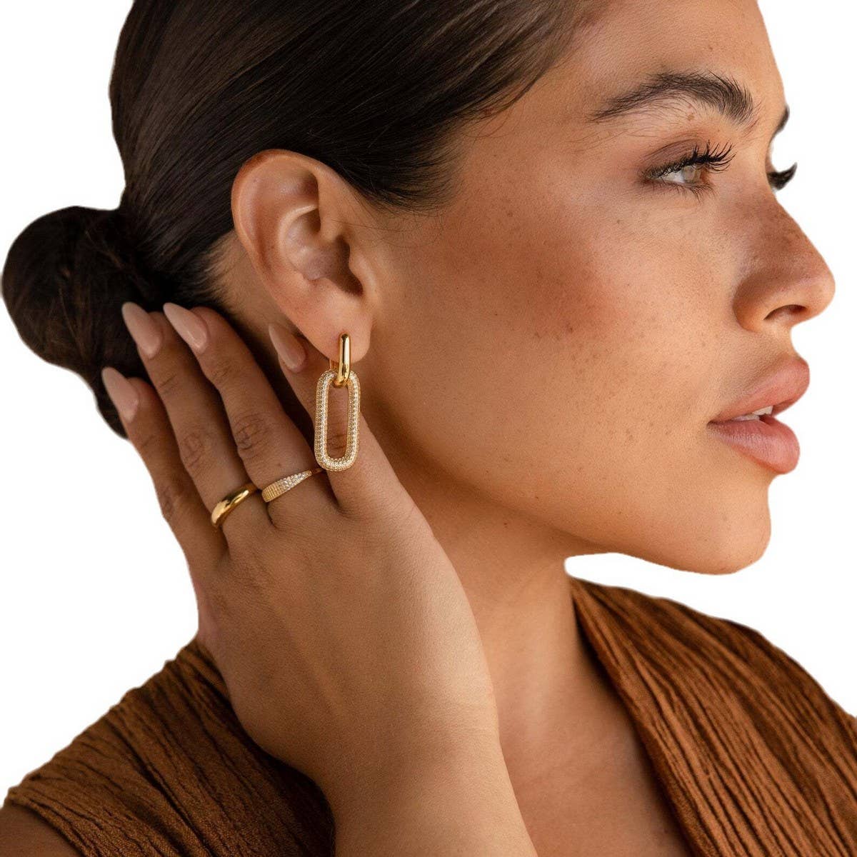 Classic Summer Micro Pave Zircon Dangle Earrings