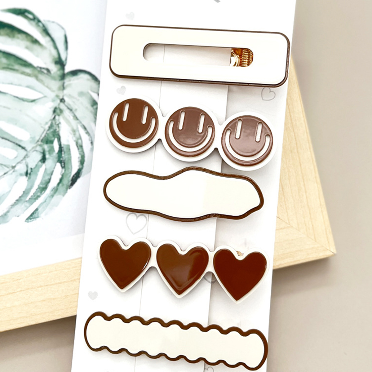 Rhinestone Pearl Hair Clip Set - Elegant Side Pin _CWAHA0159