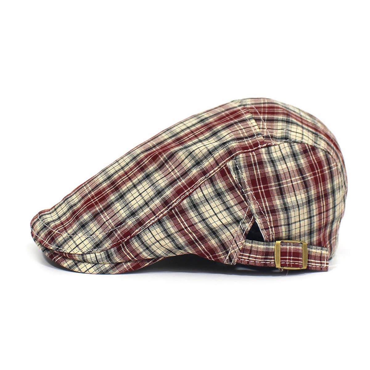 2024 NEW RETRO PLAID CASUAL BERET_CWAB2925