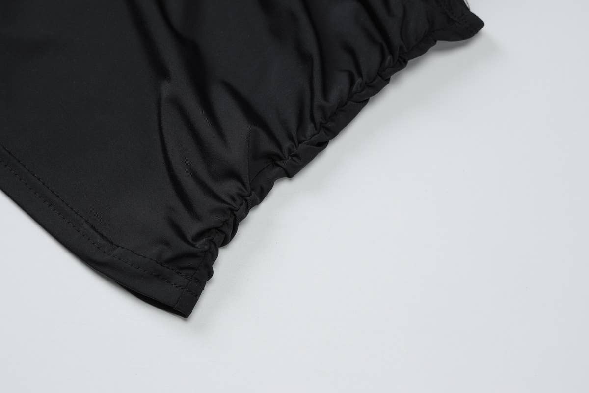 Soft Stretch Halter V-Neck Tank Top