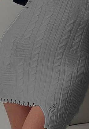 TWIST TIGHT SLEEVELESS ROUND NECK WRAP DRESS