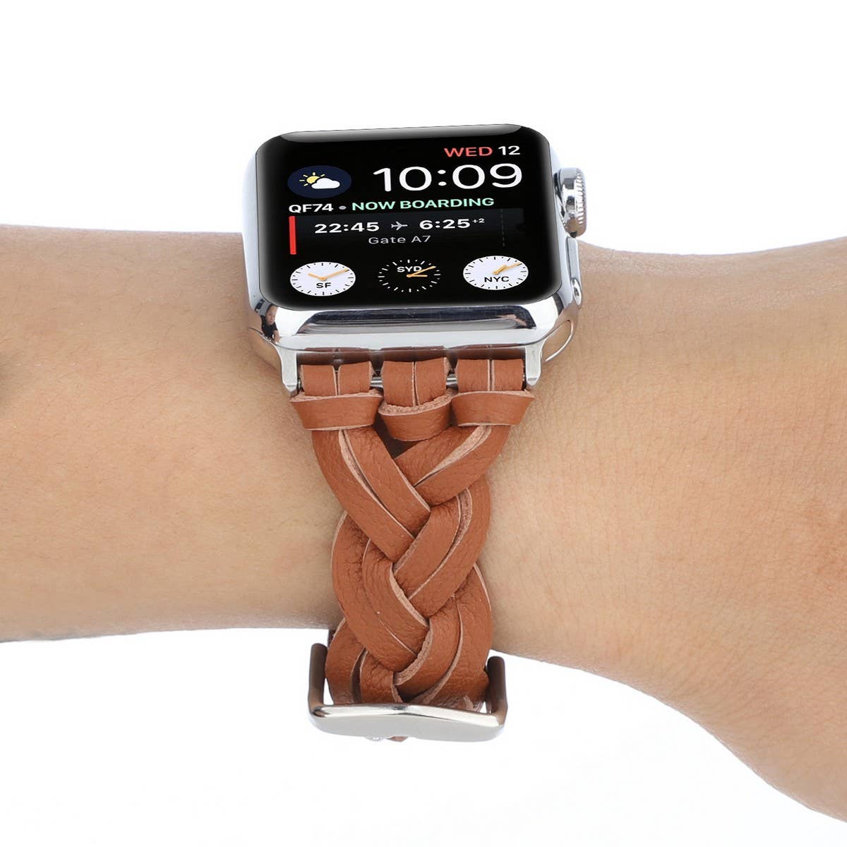 APPLE WATCH HAND-WOVEN LEATHER STRAP_CWWW0043
