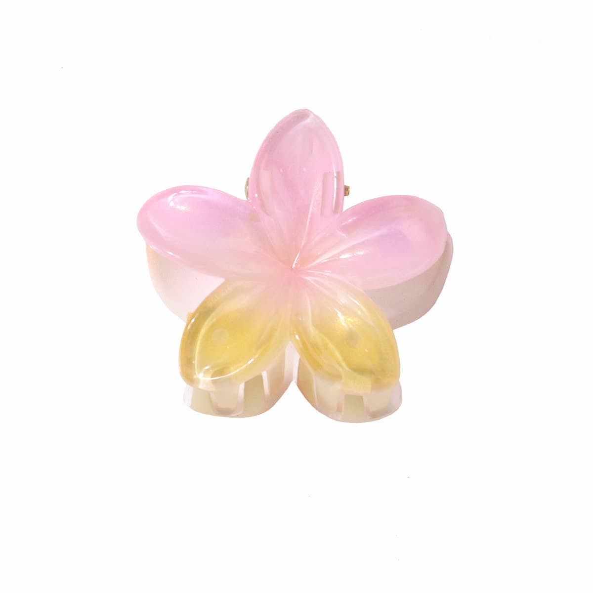 Candy Color Plumeria Hair Claw, Sweet Floral Clip_CWMM4985