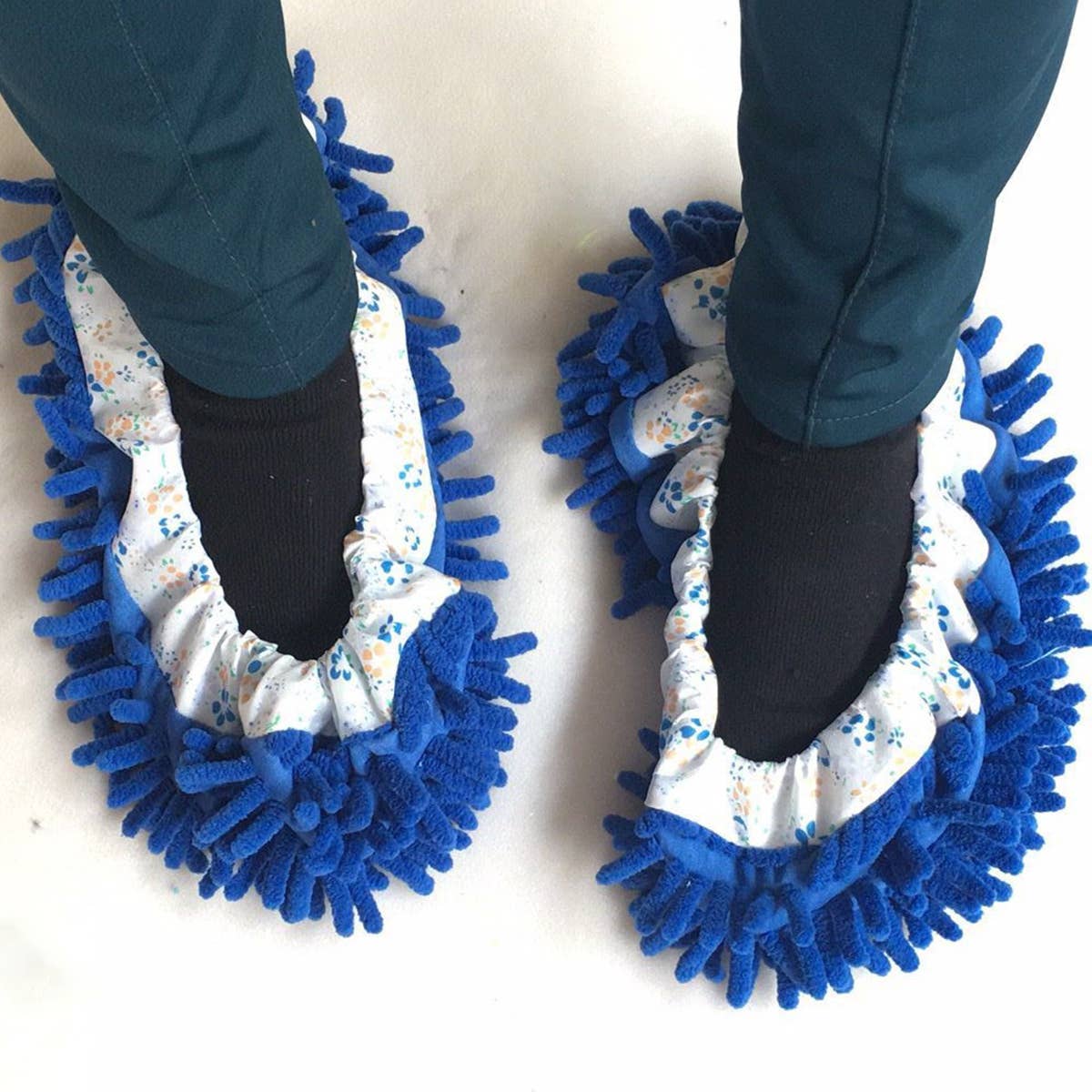 MICROFIBER MOP SLIPPERS SHOES COVER MOP SOCKS
