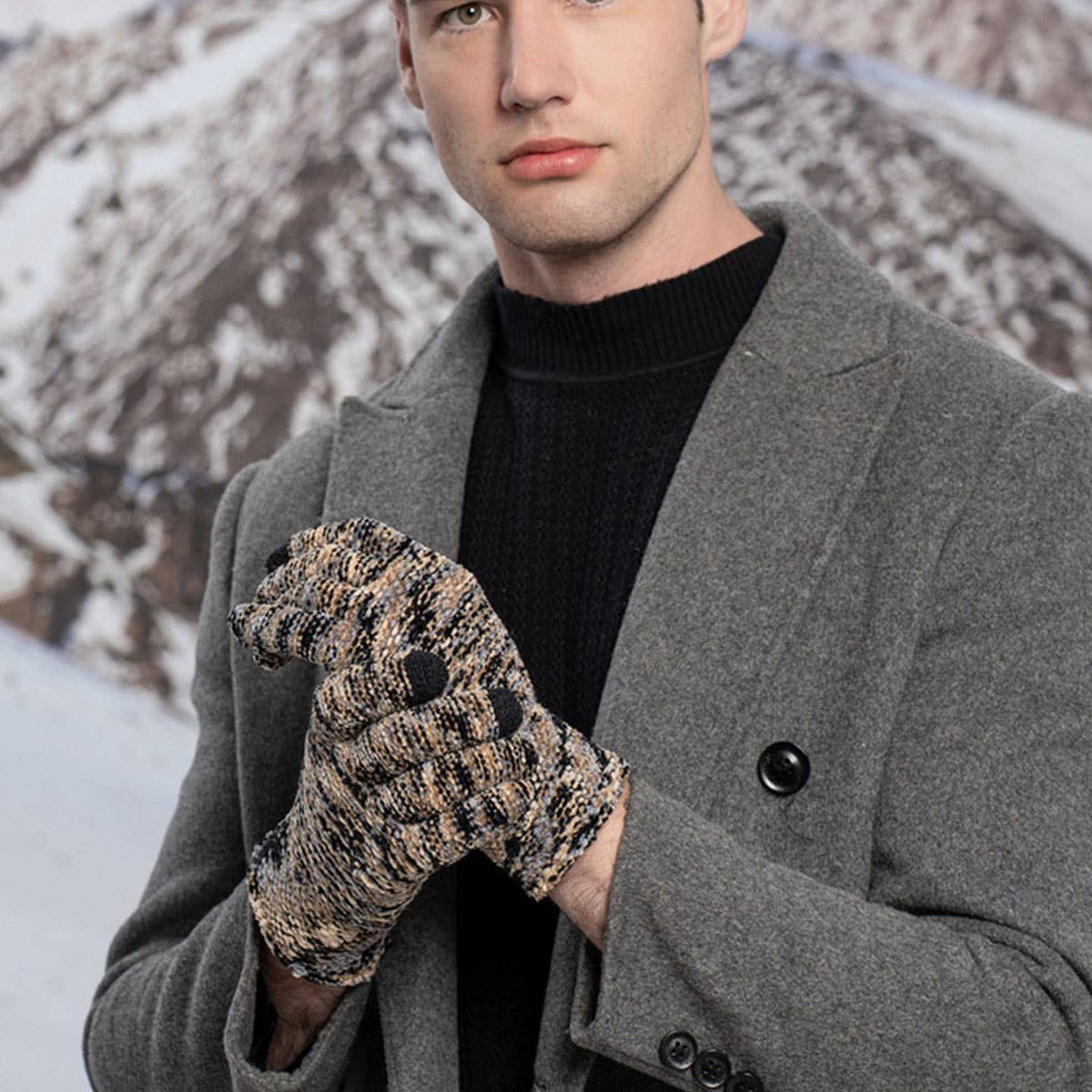 WINTER OUTDOOR TOUCH SCREEN GLOVES FOR WOMEN_CWAG0399