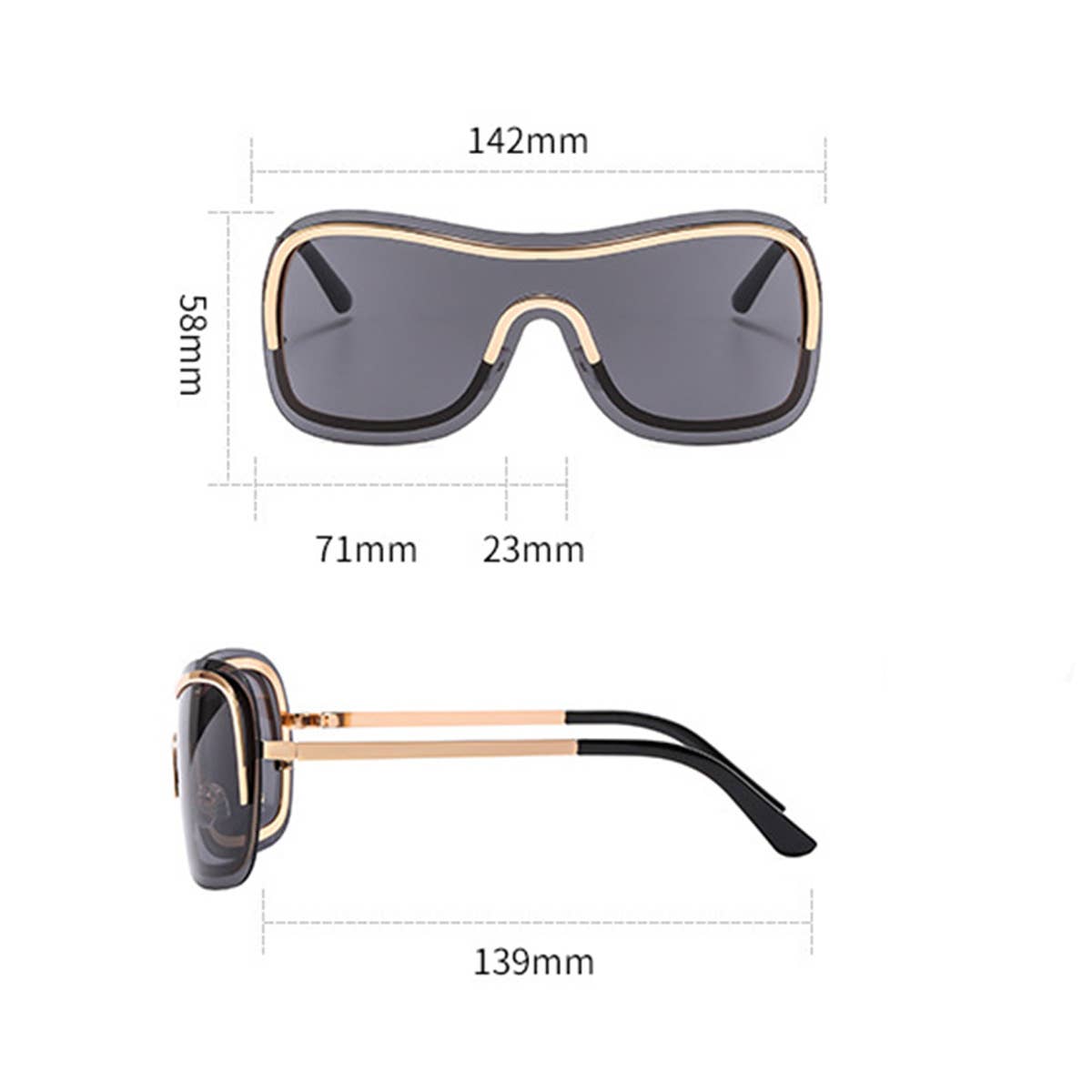 NEW HOT GIRL FASHION RIMLESS SUNGLASSES