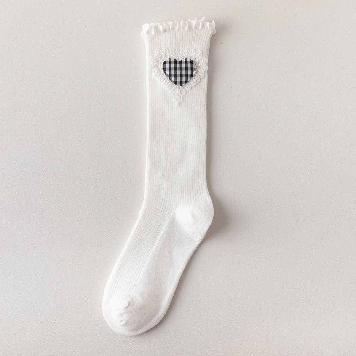 CUTE NEW WINTER WOOD EAR HEART-SHAPED SOCKS