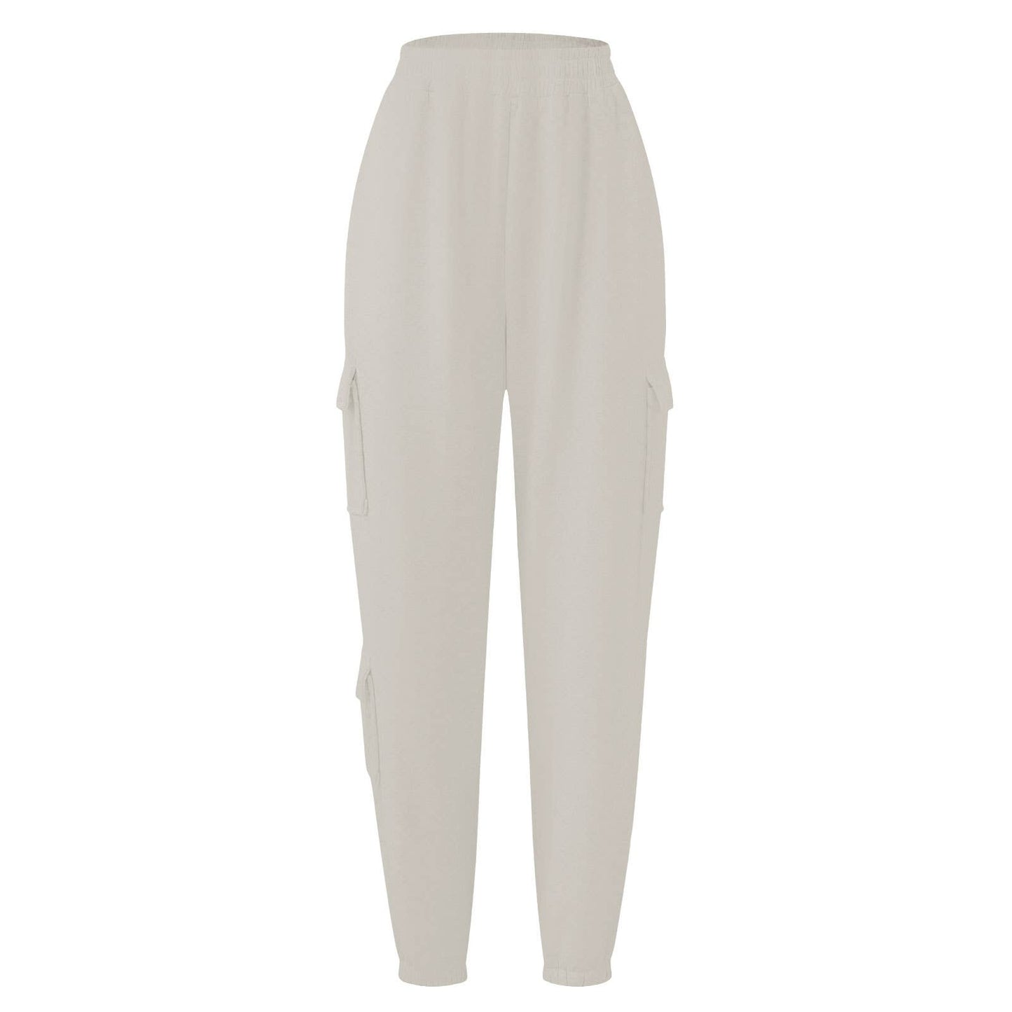 FLEECE AND THICK SOLID COLOR FASHION OVERALLS