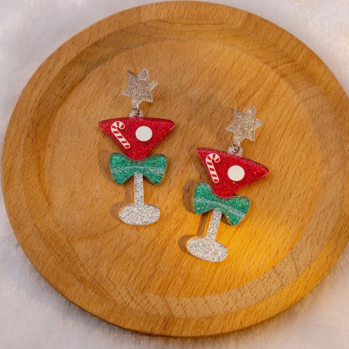 CHRISTMAS SIMPLE AND VERSATILE CARTOON EARRINGS