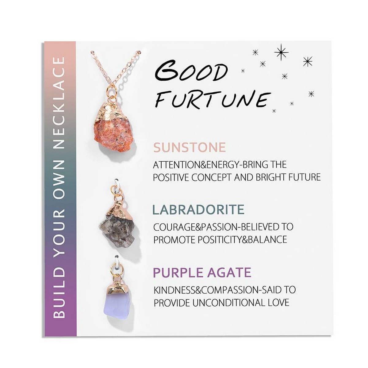 IRREGULAR NATURAL STONE NECKLACE SET