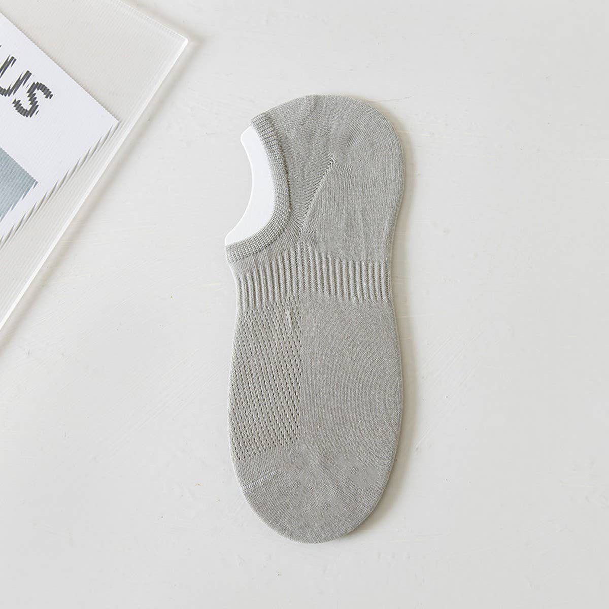 MEN'S BONELESS MESH SHALLOW INVISIBLE SOCKS