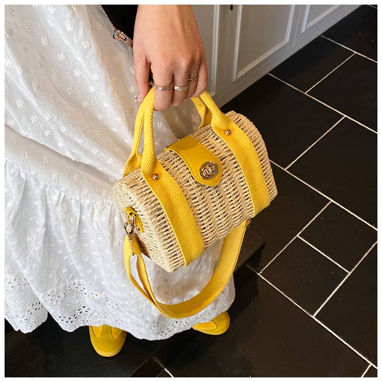 Artistic beach versatile hand-held crossbody bag