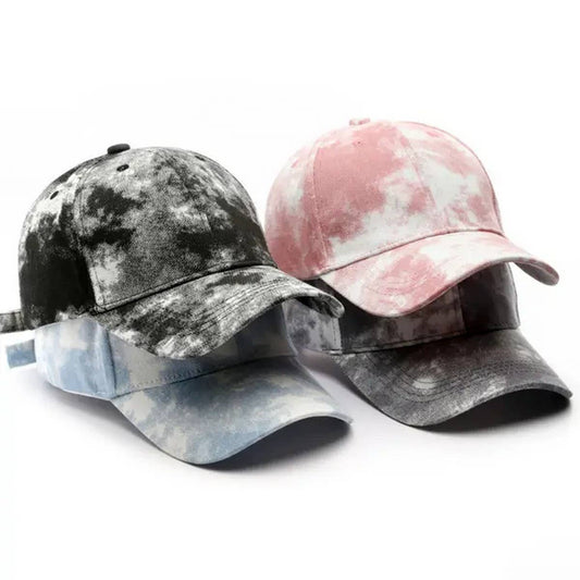 Spring Autumn Sports Sun Hat Tie-Dye Baseball Cap CWAH1263