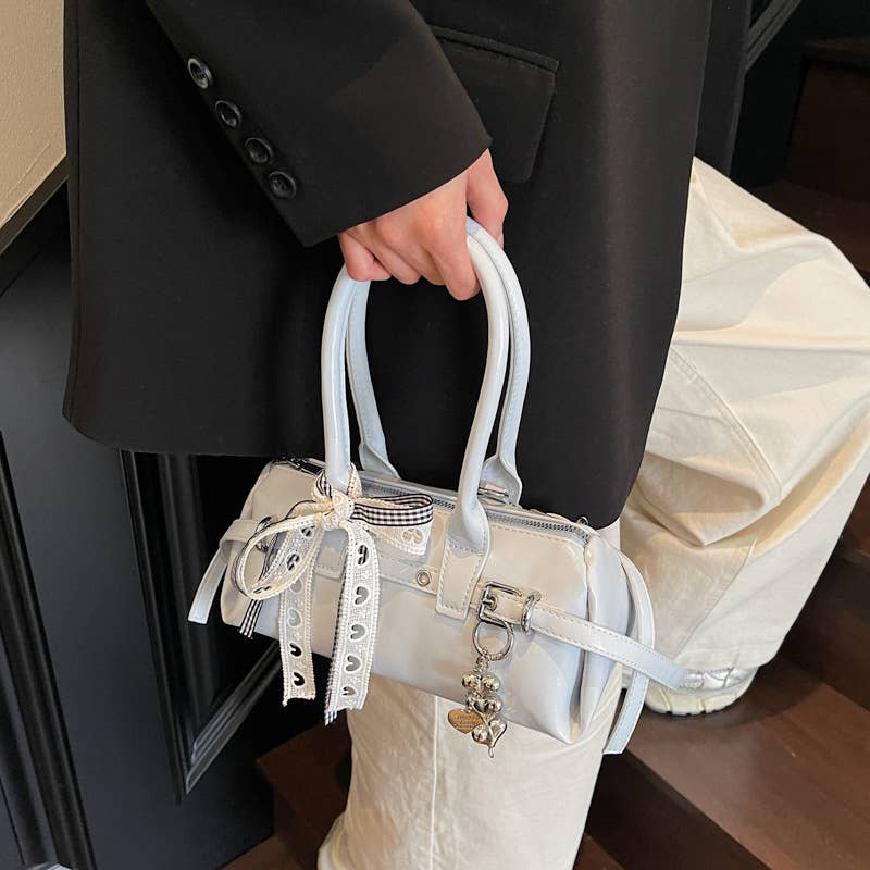 Niche bow-shaped single-shoulder crossbody bag