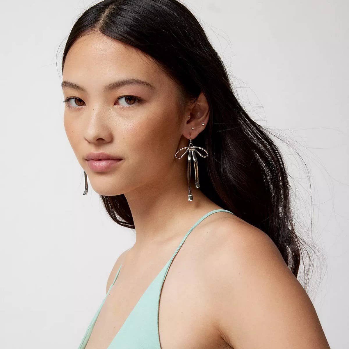 Unique Design Elegant Simple Gold Plated Earrings