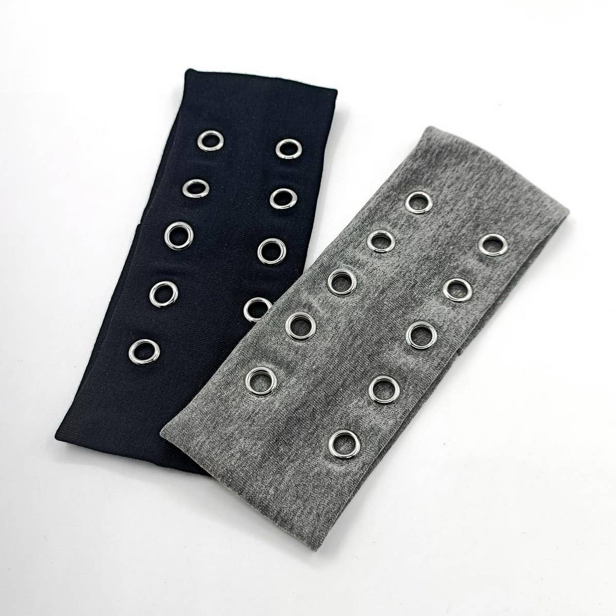 Round Elastic Punk Headband with Eyelets