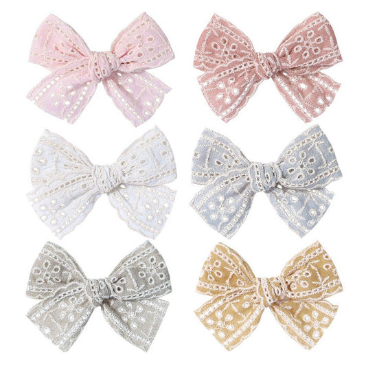 2024 NEW CHILDREN'S SOLID COLOR BOW HAIRPIN_CWAHA2396