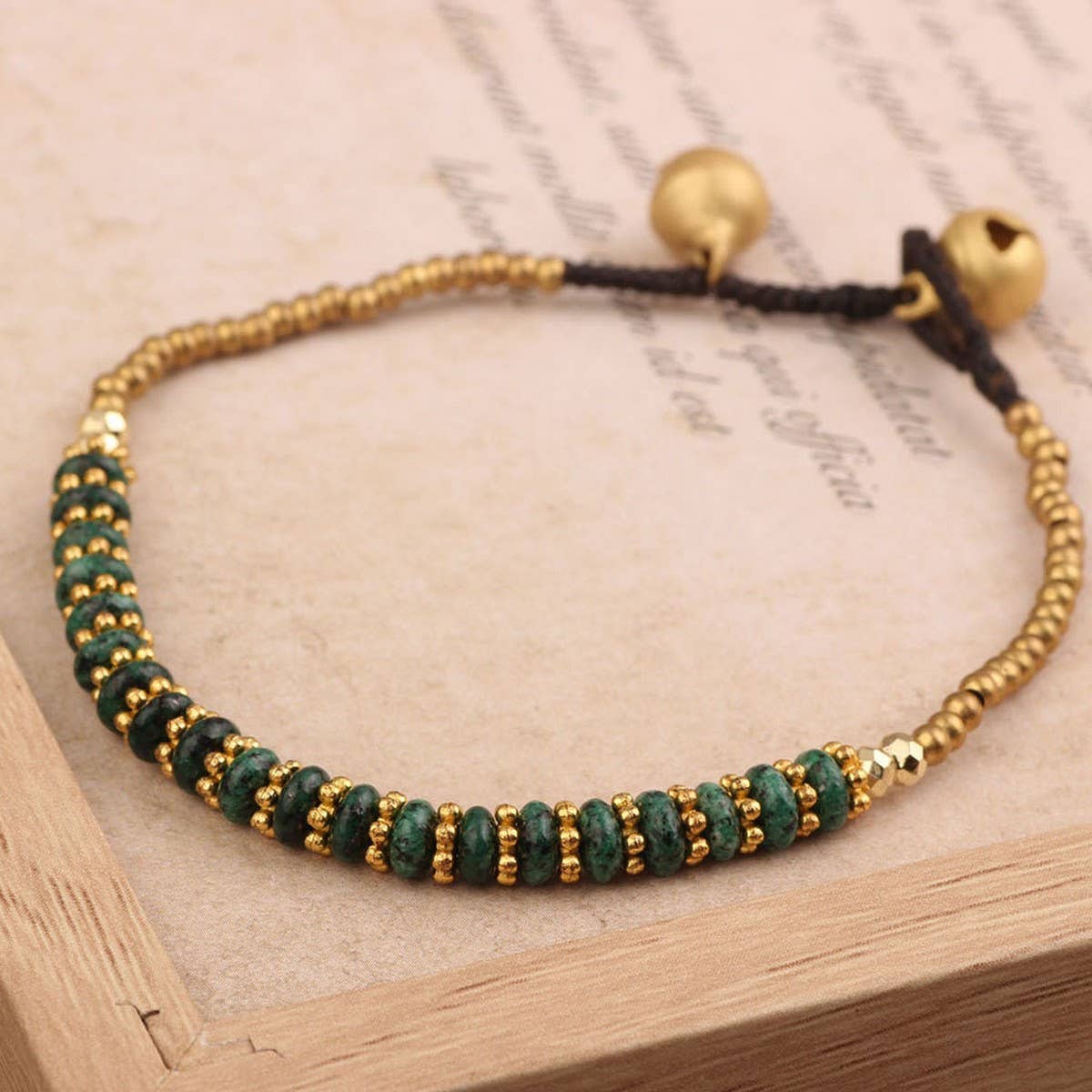 HANDMADE VINTAGE SIMPLE BEADED BRAIDED BRACELET