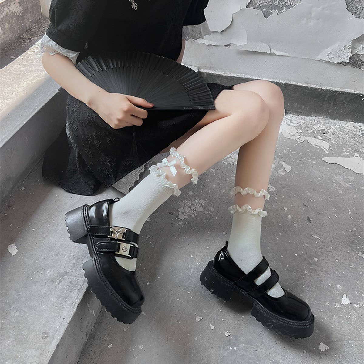 SUMMER THIN GLASS SILK LACE SOCKS LOLITA SEXY SOCKS