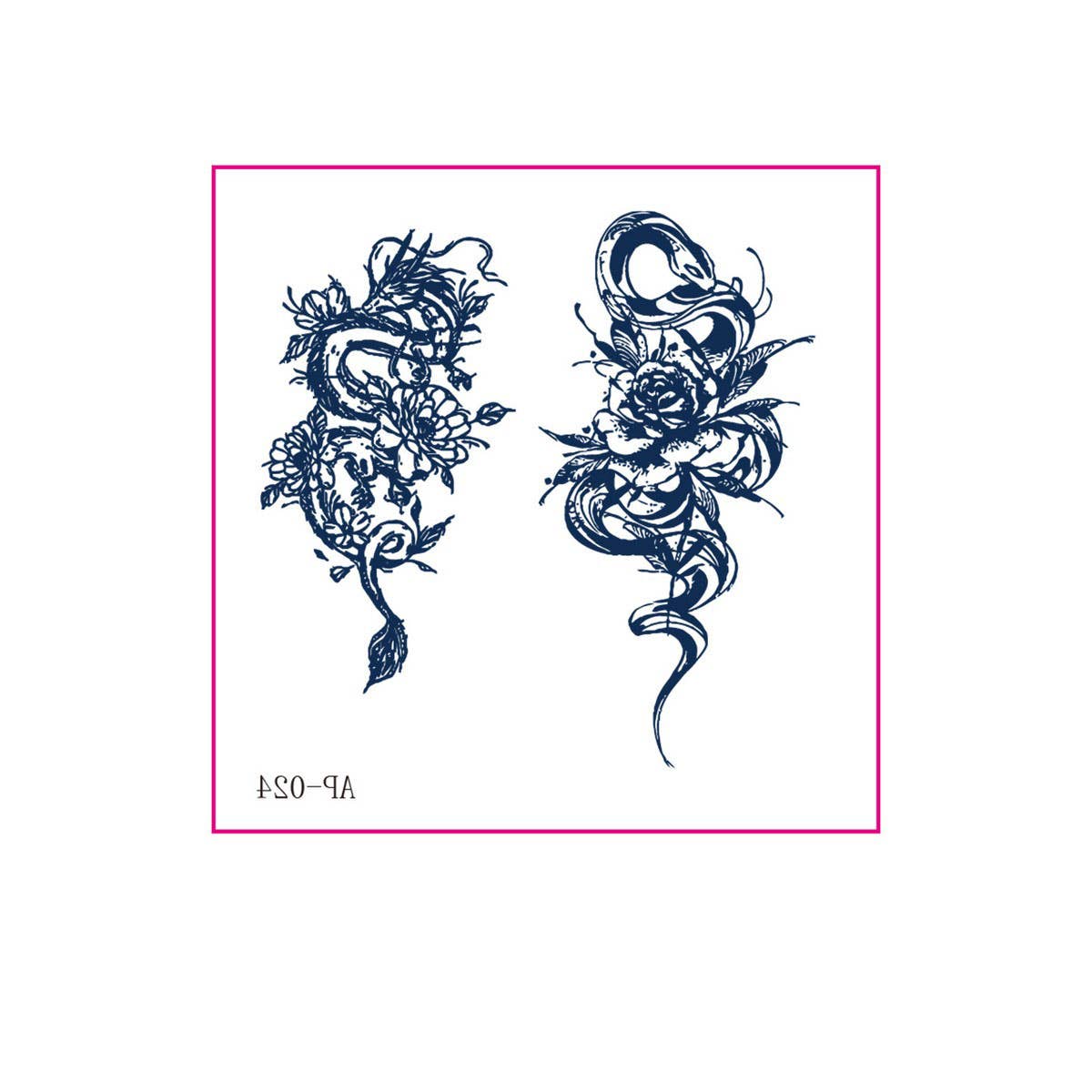 Premium Herbal Juice Tattoo Stickers Waterproof_CWMM8354