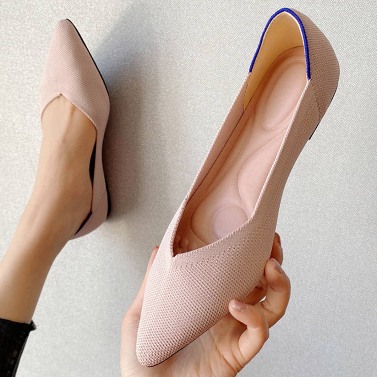 COMFORTABLE POINTED FLAT SHOES FOR WOMEN