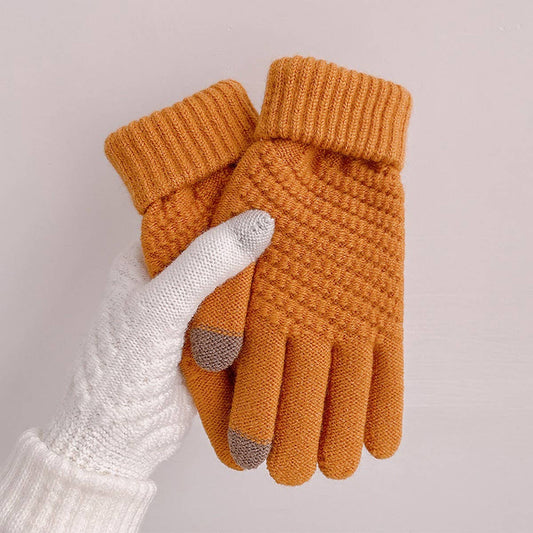 Self-Heating Knit Gloves ? Cute & Warm Design_CWAG0198