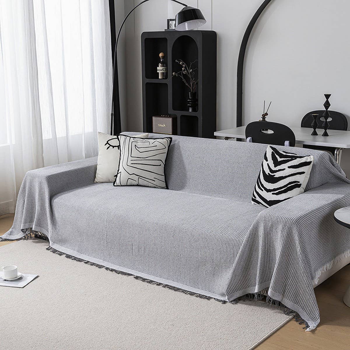 Cotton Sofa Throw Blanket All Season Cover