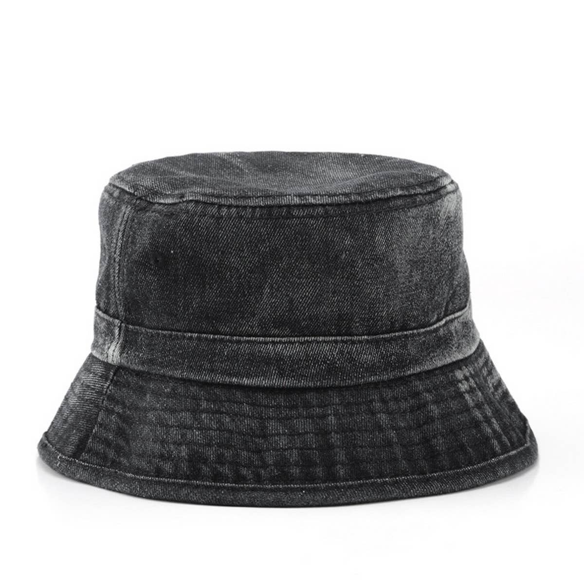 CWAH3202_CASUAL DENIM FASHION SUN PROTECTION BUCKET HAT