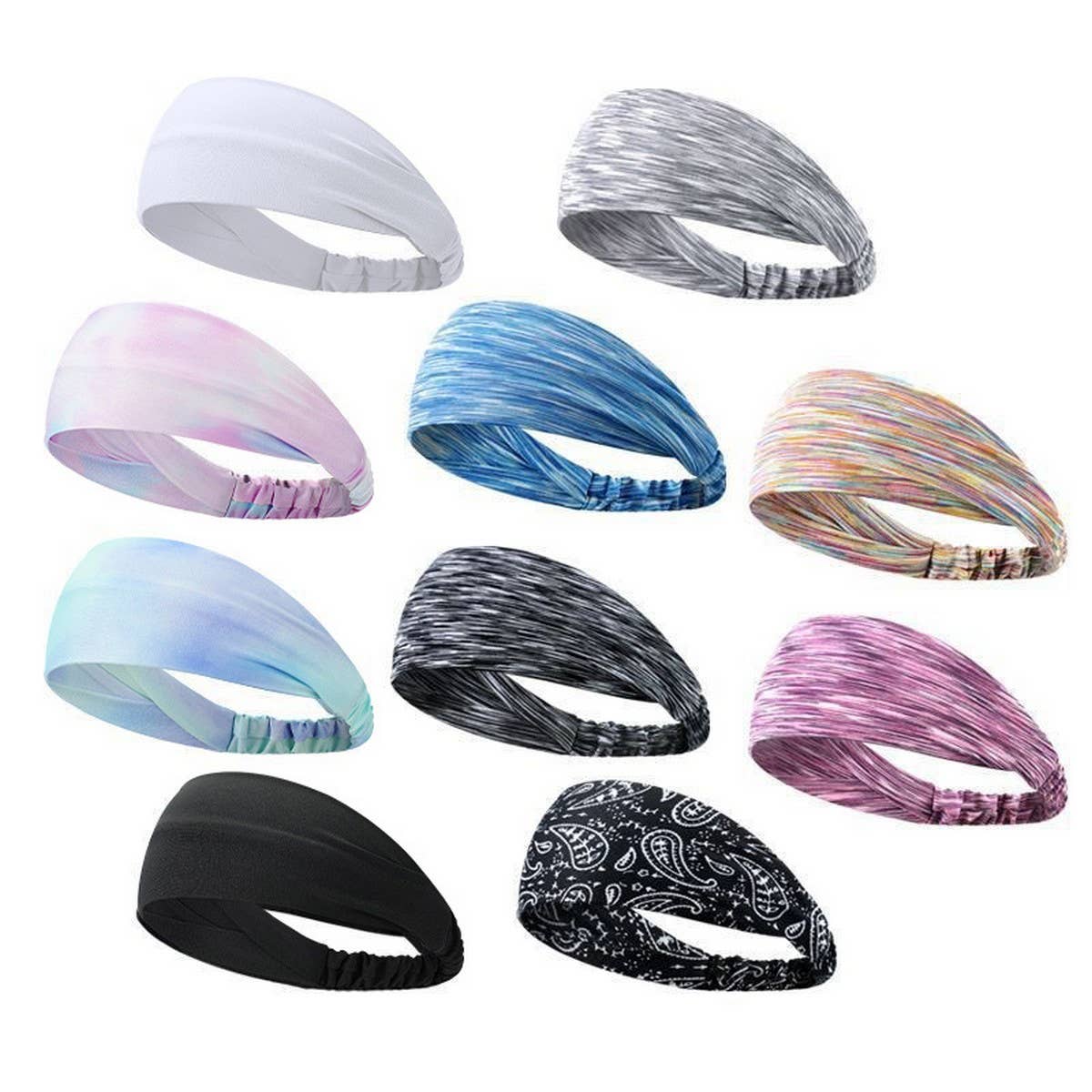 Breathable Sweatband for Yoga, Tennis & Workouts_CWMM7950