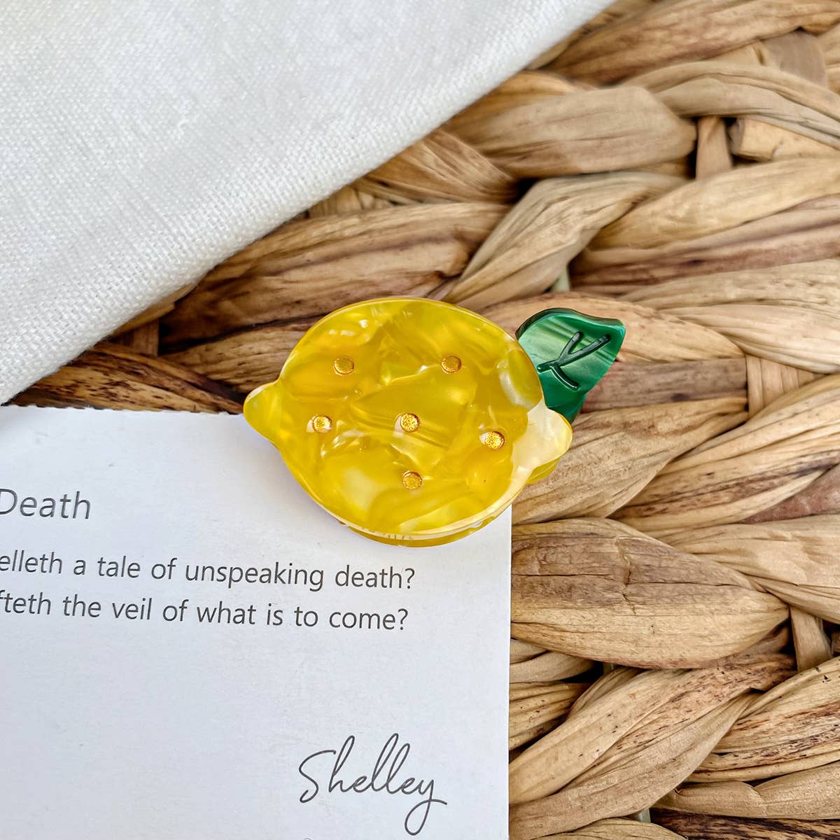 Mini acetic acid grab clip Cute fruit hair clip