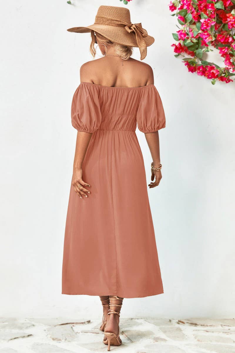 CWDMD4607_2025 NEW FRESH AND SWEET ONE-SHOULDER DRESS