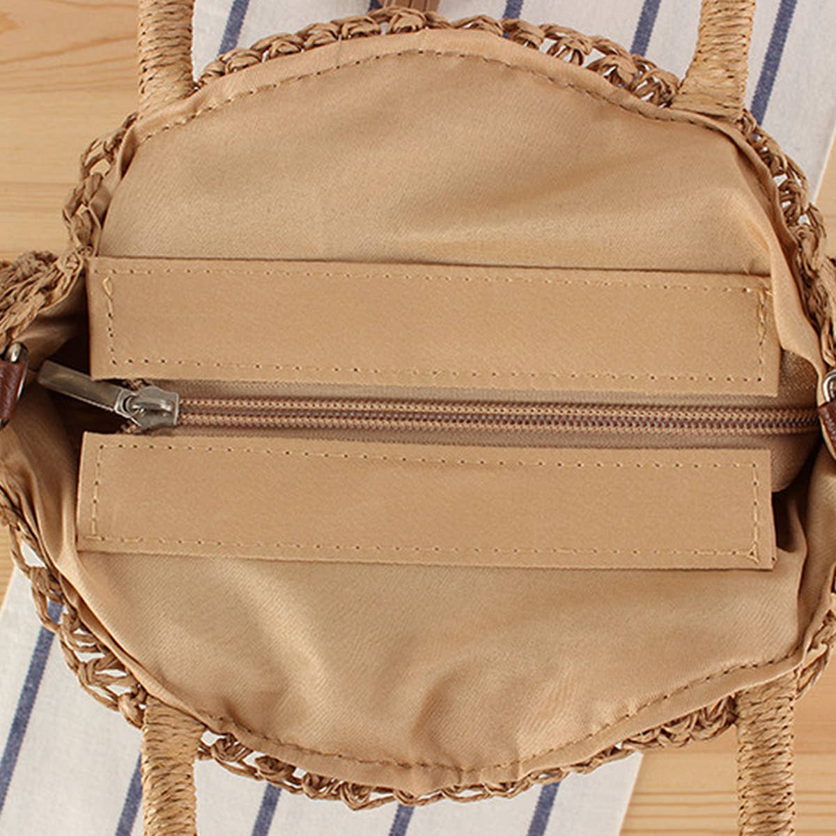 BALL CROSSBODY TASSEL BEACH WOVEN BAG_CWAB2119