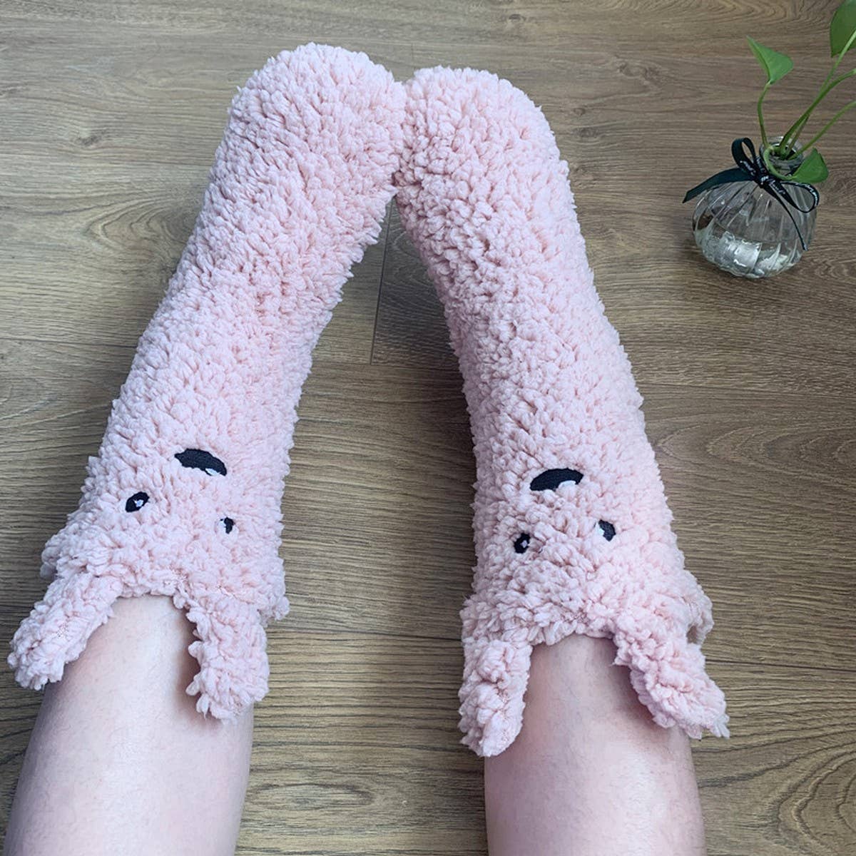 WINTER COTTON WOOL FOOT WARMER SOCK SLIPPERS