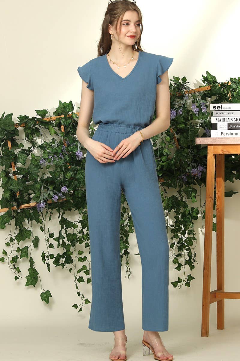 CWBLP425_BANDED SMOCKING LONG PANTS