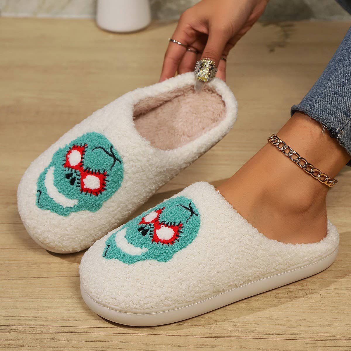 HALLOWEEN COTTON SLIPPER HOME INDOOR WARM SLIPPERS