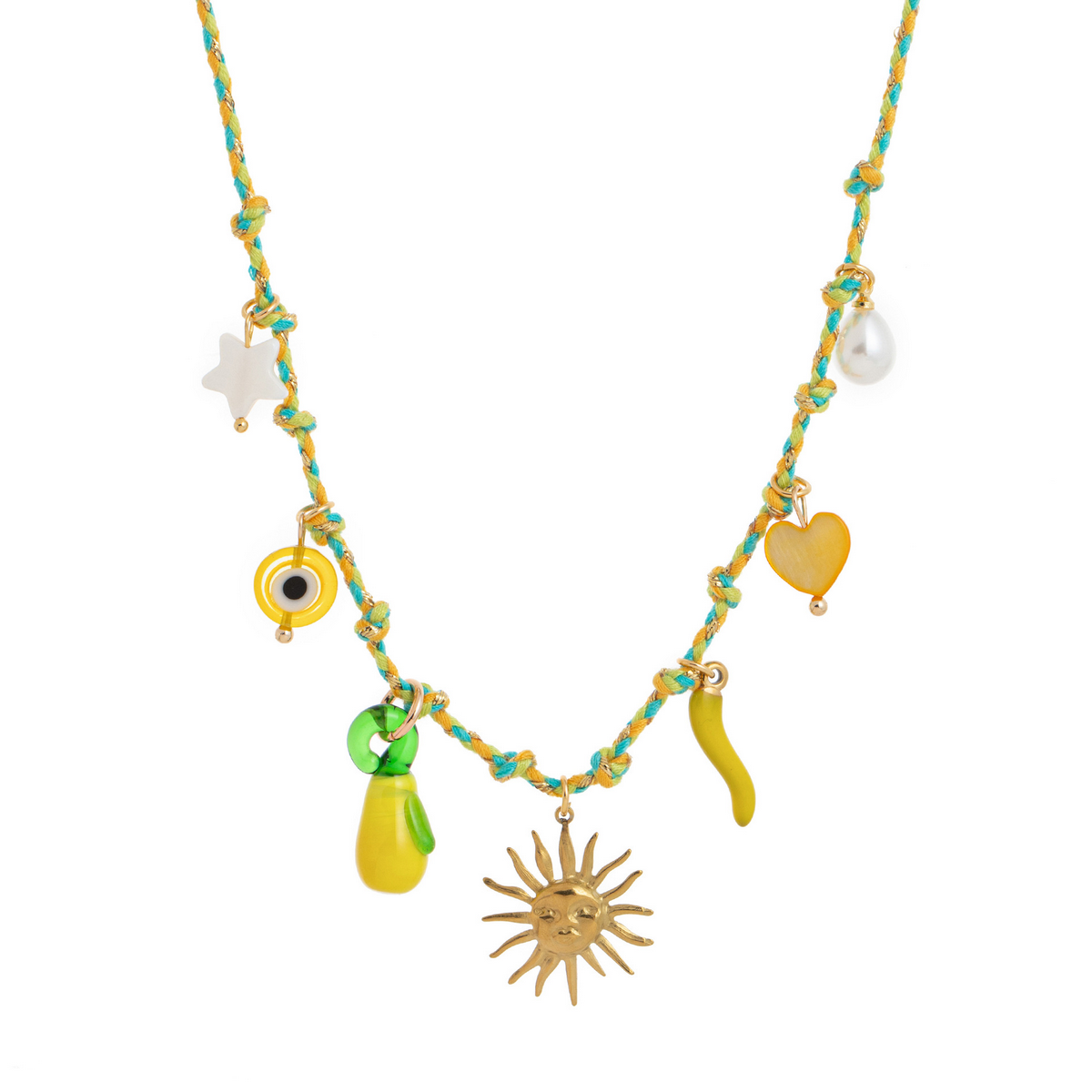 Starfish Pearl Heart Necklace??œDopamine Summer Vibe_CWMM6964