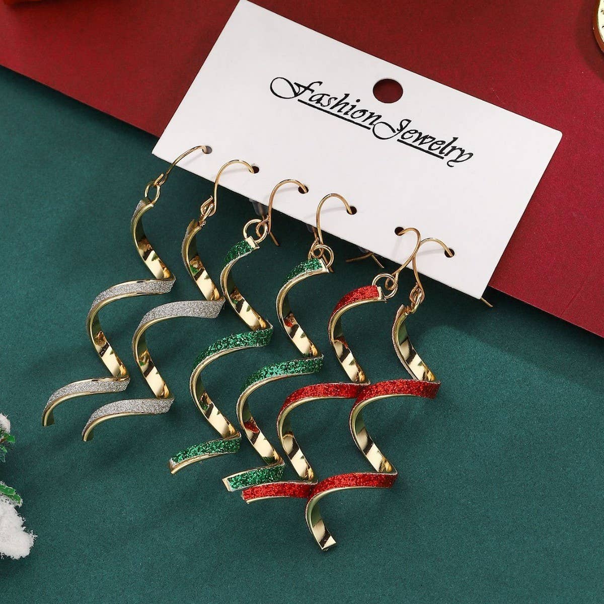 CHRISTMAS ALL-MATCH PERSONALIZED EARRINGS SET