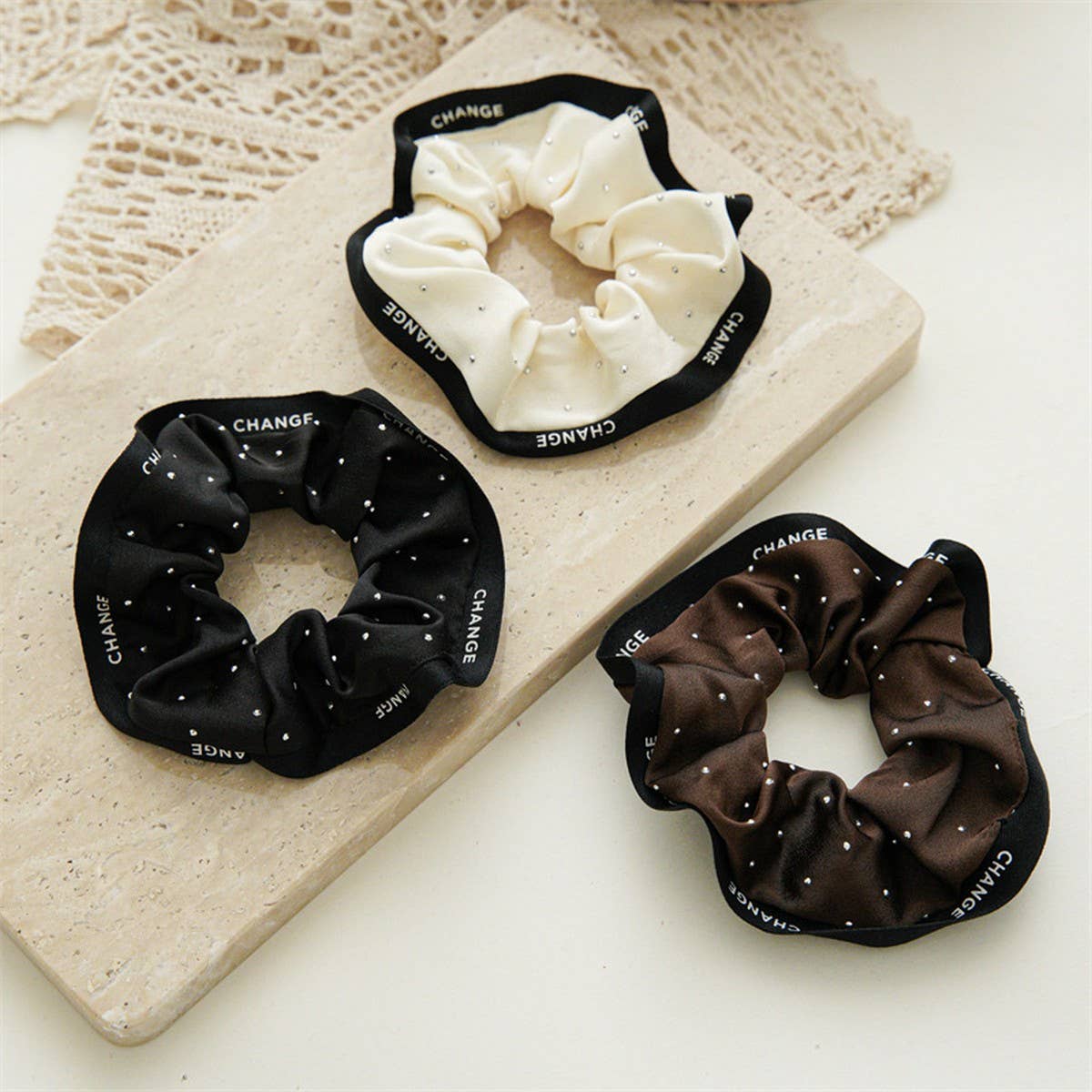 NEW PLEATED FRENCH HAIR TIE