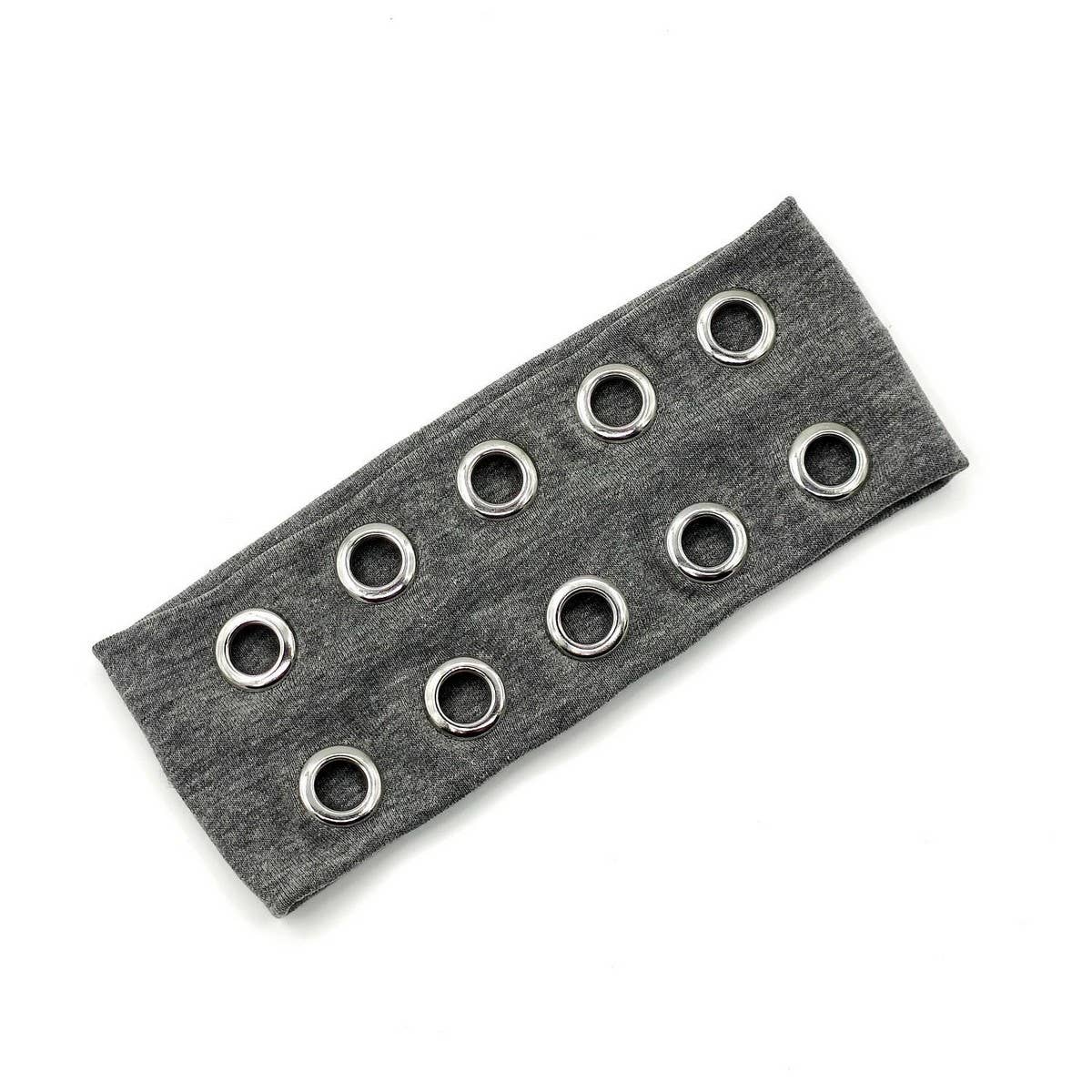 Punk Elastic Headwrap with Round Eyelets_CWAHA6314