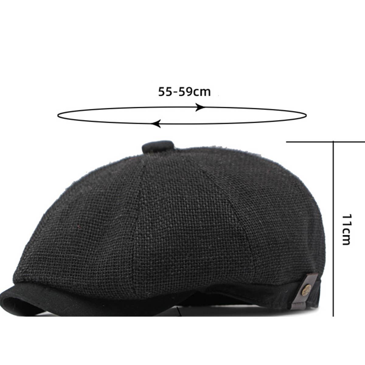 MEN'S NEW HOLLOW BREATHABLE FLAT CAP_CWAH1910
